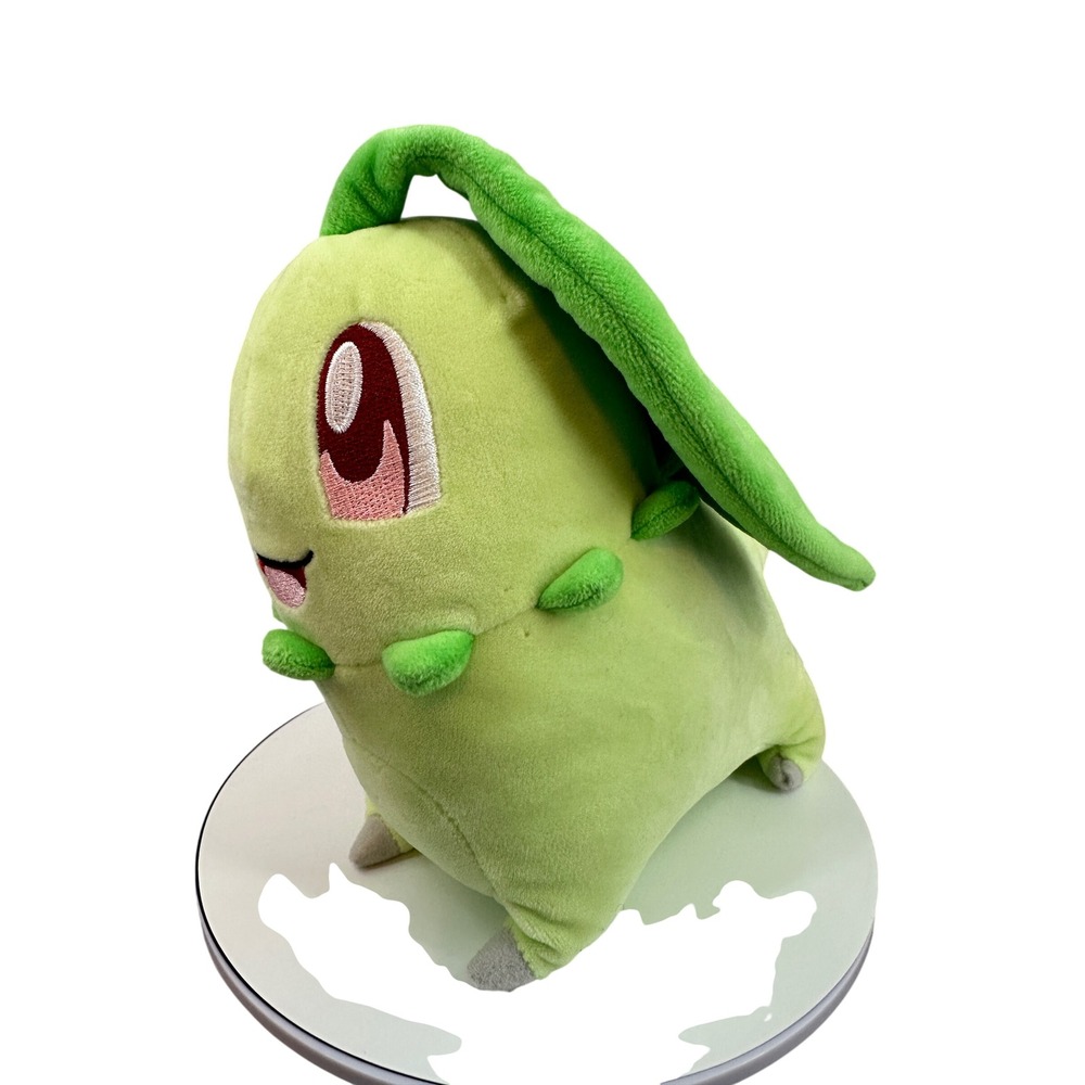 Pokemon Chikorita Plush Wicked Cool Toys WCT Green Grass Starter Stuffed Animal